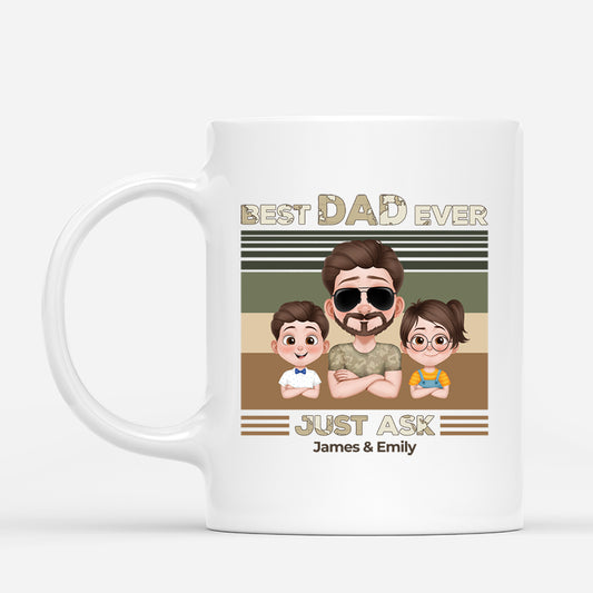 4644MUS1 custom dad gifts for fathers day best dad ever mug 4644M5T0B