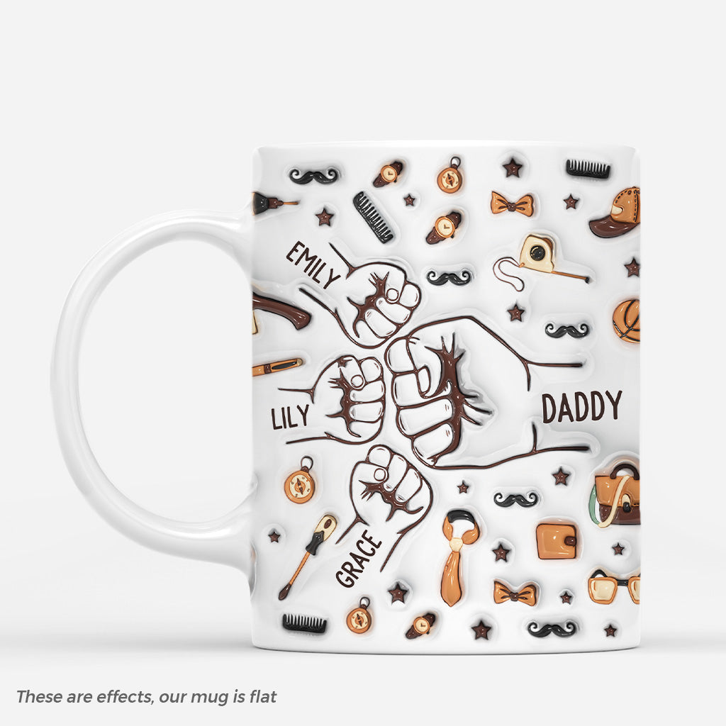 4650MUS1 3d printing effect personalized fathers day mug cool gift for dad 4650M8K5B