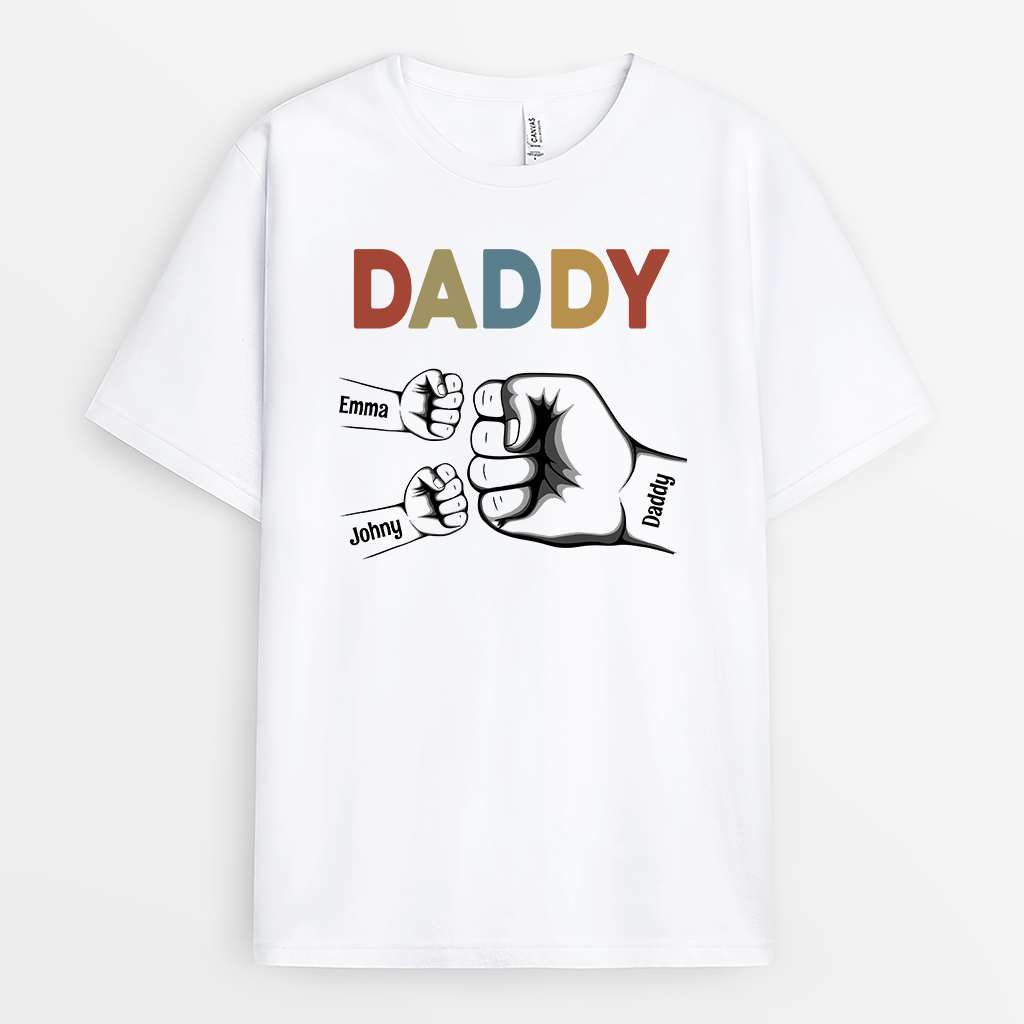 4677AUS1 customized fathers day shirts with names cool gifts for daddy 4677AKH0B