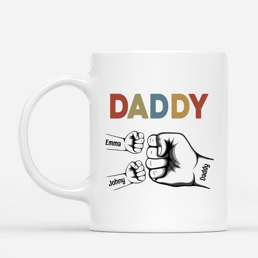 4677MUS1 custom fathers day mug with names cool gifts for dad 4677MKH0B