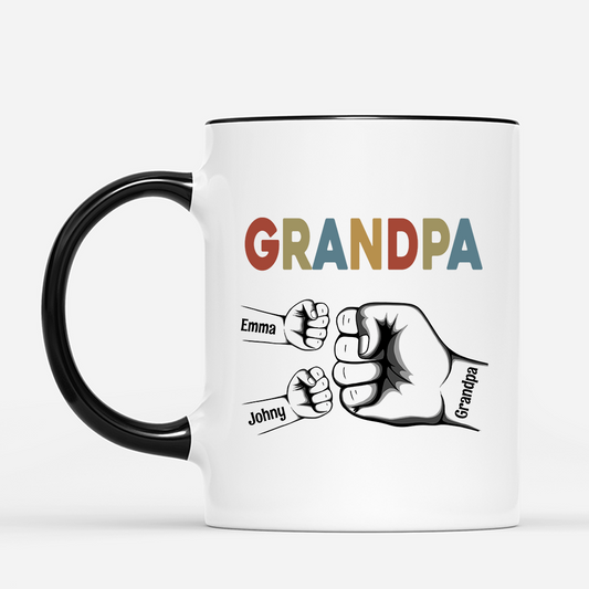 4677MUS2 custom fathers day mug with names cool gifts for dad 4677MKH0B