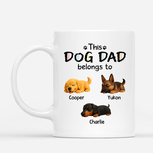 4702MUS1 personalized dog mug cute gifts for dad from the dog 4702M6L5B