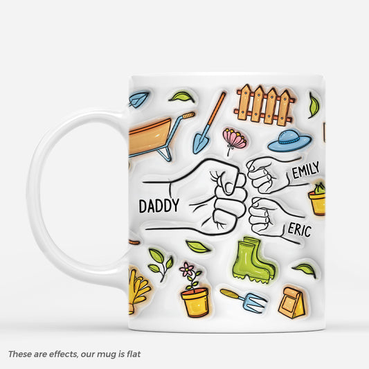 4710MUS1 3d printing effect personalized gifts for parents gardening mug 4710M5K5B