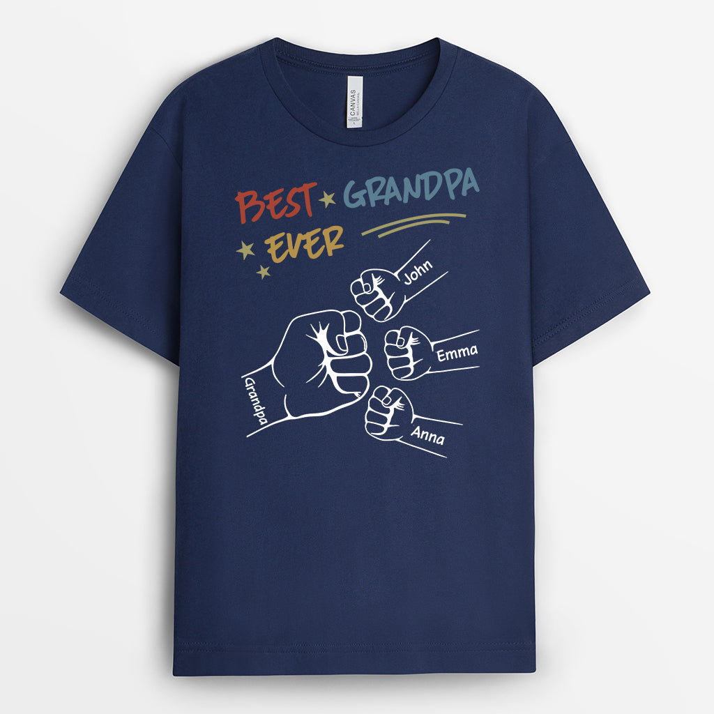 4712AUS3 personalized dad gifts for fathers day best dad ever shirt 4712A5Q5B