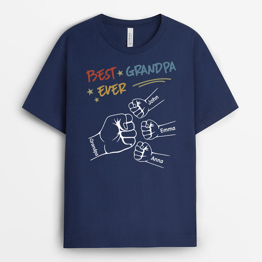 4712AUS3 personalized dad gifts for fathers day best dad ever shirt 4712A5Q5B