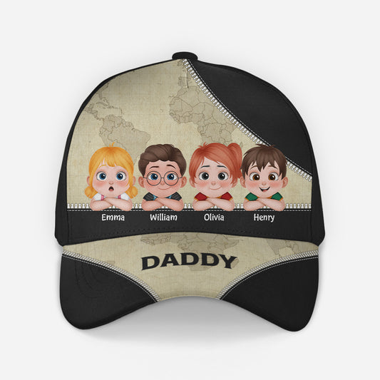 4713JUS1 personalized caps with kids fathers day gifts for dad 4713J6LMB