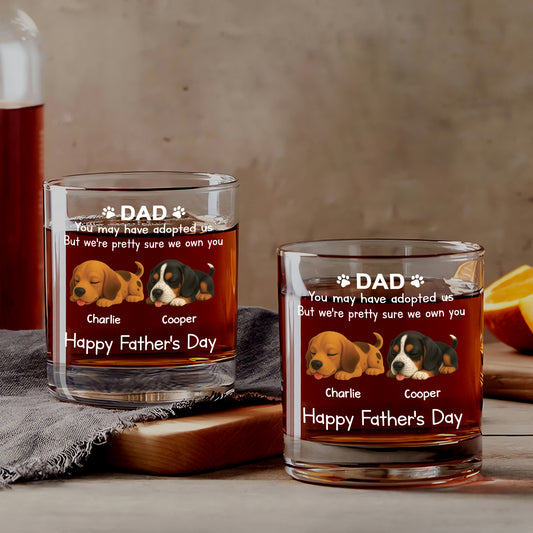 4716IUS2 personalized fathers day gifts funny dog dad whiskey glass_ 4716IKYTC