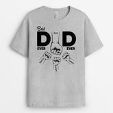 4726AUS2 personalized best dad ever shirt fathers day shirts for dad 4726AKQ0B