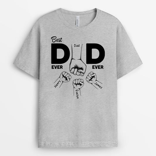 4726AUS2 personalized best dad ever shirt fathers day shirts for dad 4726AKQ0B