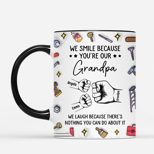 4729MUS2 3d printing effect personalized mugs for dad funny fathers day gifts 4729MKM5B