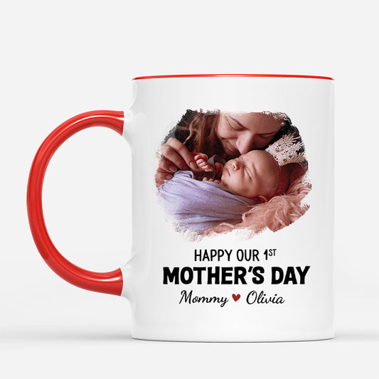 4734MUS2 personalized photo mugs first time dad fathers day gift_ 4734MKQ5B