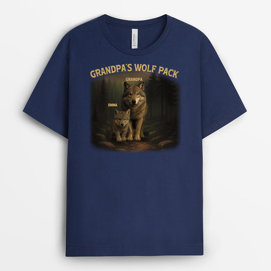 4741AUS2 personalized presents for dad cool daddys wolf pack shirt_s 4741ATM5B