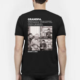 4743AUS2 custom dad gifts the man the myth the legend shirt with photos 4743AKM5B
