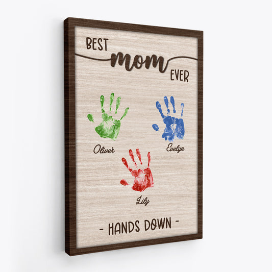 4744CUS2 personalized dad canvas art best dad ever print 4744C3QAB