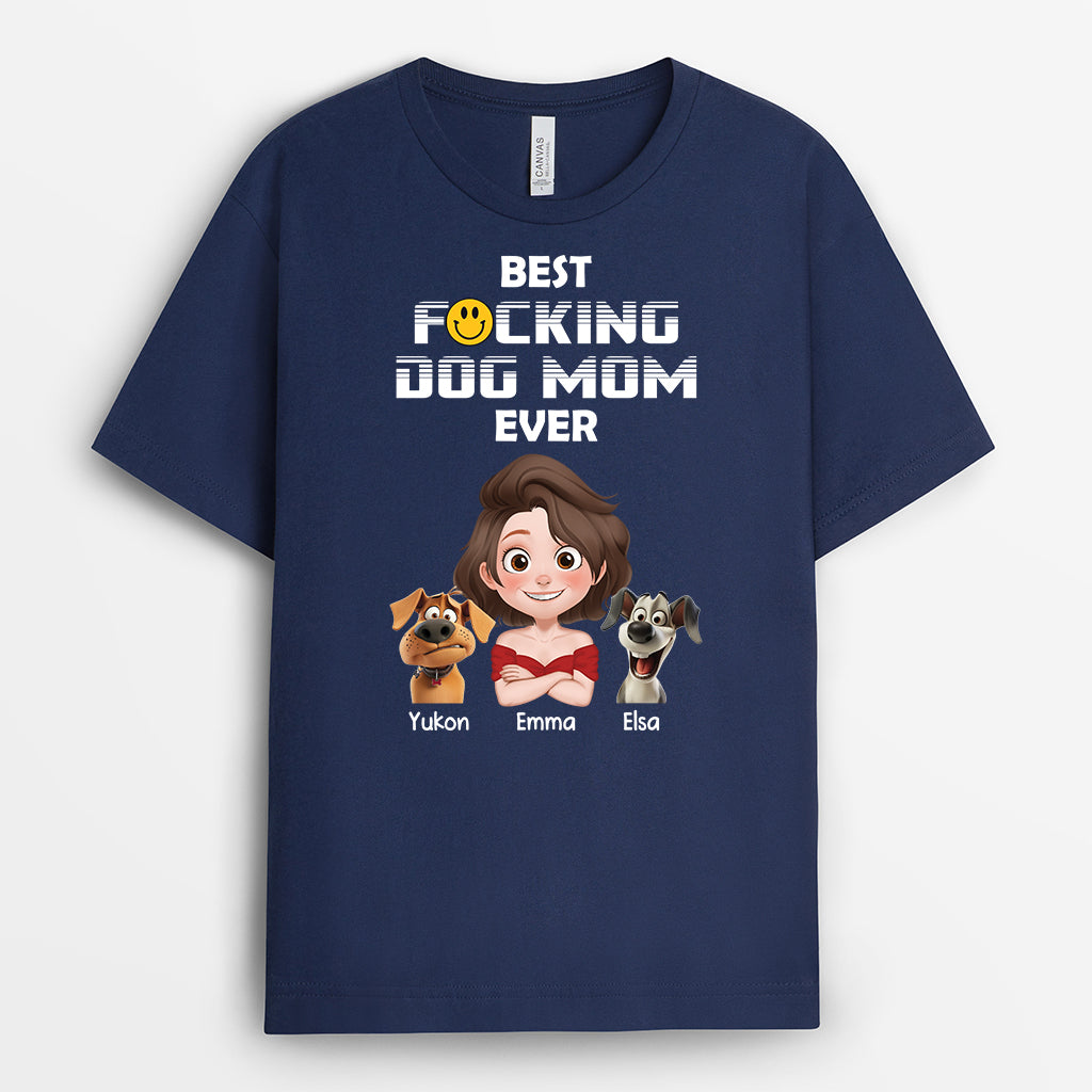 4755AUS2 personalized dad gifts from dog best dog dad ever t shirt 4755A8HNC