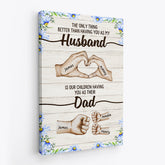 4762CUS2 personalized canvas prints fathers day gifts for husband 4762C6LAB