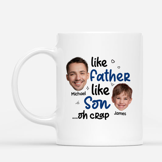 4763MUS1 personalized dad and son gifts_ like father like son mugs 4763M6TTB