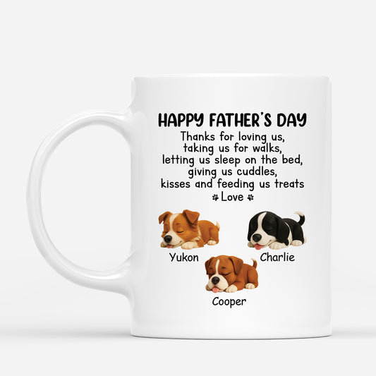 4771MUS1 personalized thank you mugs_ fathers day gifts from dog 4771M8M5C
