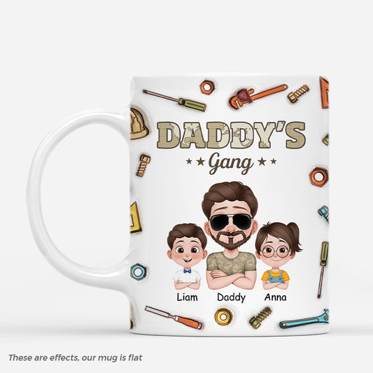 4778MUS1 3d printing effect personalized dad mug cool fathers day gift 4778M3T0B