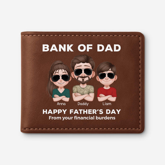 4779JUS1 personalized gift for fathers day funny bank of dad wallet_ 4779J8T0B