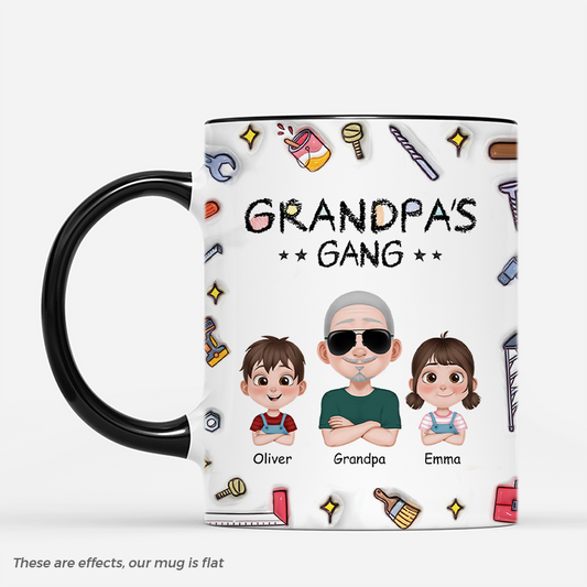 4785MUS2 3d printing effect personalised dad coffee mug fathers day gift 4785MKT0B