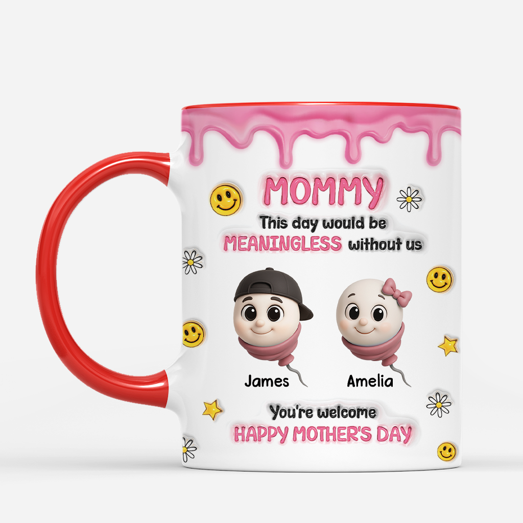 4788MUS2 3d printing effectpersonalized happy fathers day 3d mug 4788M5H5B