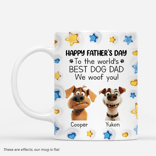 4797MUS1 3d printing effectcustom dog dad fathers day 3d mug 4797M8T5C