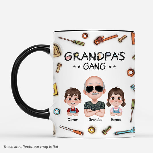 4798MUS2 3d printing effectcustom daddys tool gang 3d mug