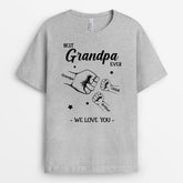 4804AUS2 personalized best dad ever shirt fathers day present for dad 4804A36AB