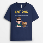 4808AUS2 custom cat dad definition t shirt 4808AKH0D