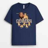 4812AUS2 custom dad presents lion dad t shirt 4812A6L5B