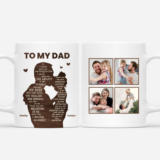 4817MUS1 personalized mug for dads to my dad photo message 4817M5QAB