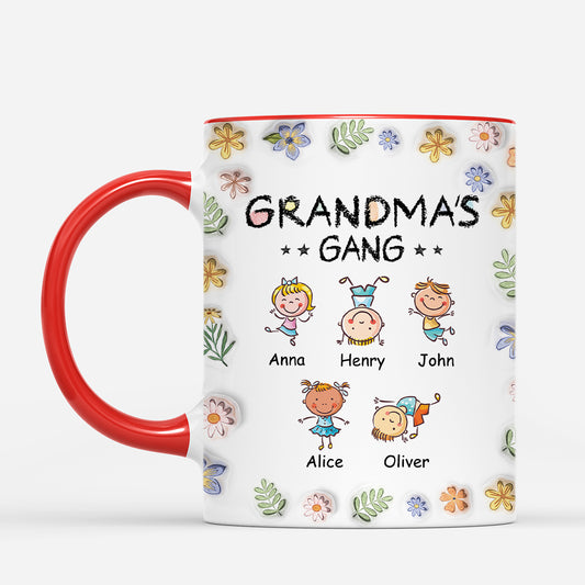 4827MUS2 3d printing effectpersonalized fathers present cute daddys gang 3d mug 4827M5M5B