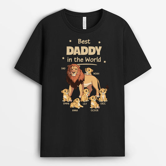 4829AUS1 personalized dad gifts best lion daddy in the world t shirt 4829A5L8B_ef8dc053 7b06 4497 9fbe ffad1fc9b42c