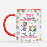 4831MUS2 3d printing effectcustom fathers day mug day would be meaningless without us 4831M