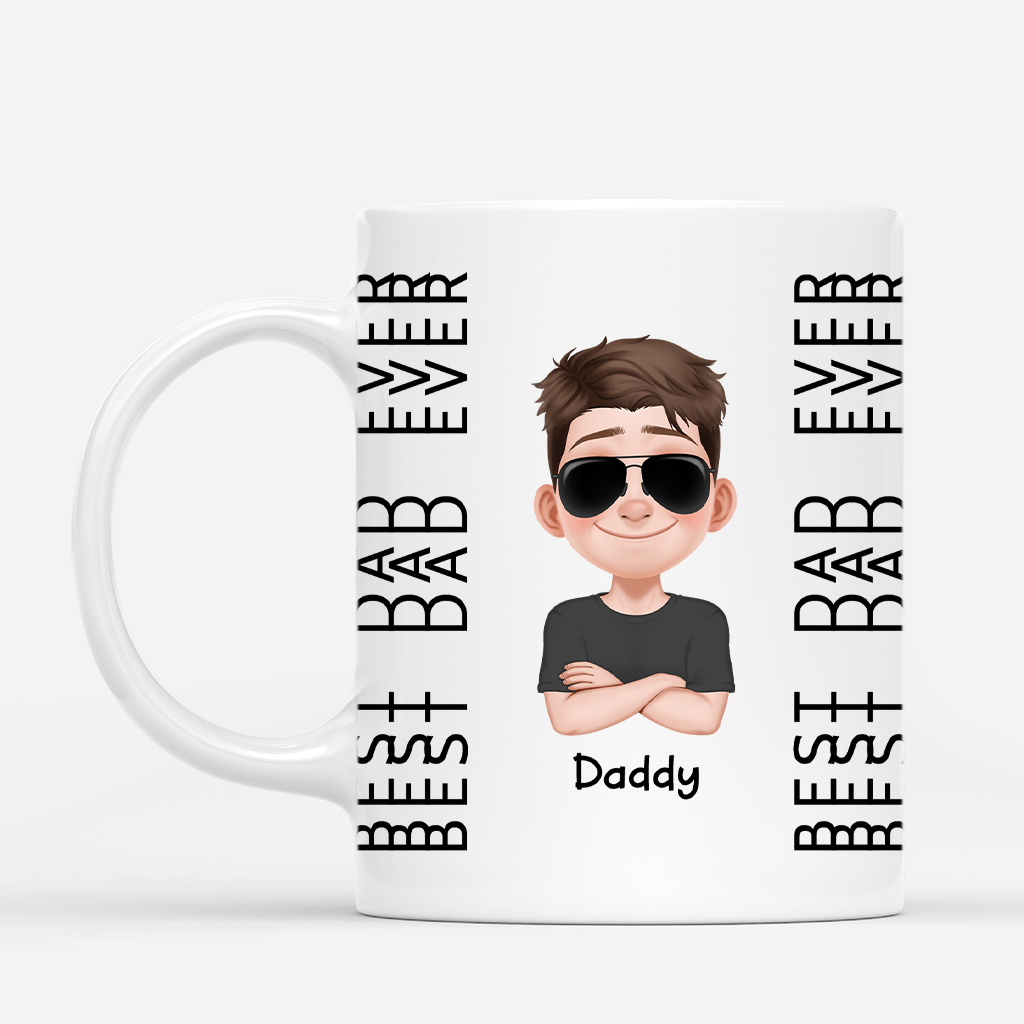 4832MUS1 custom funny gifts for dad best dad ever mug 4832M
