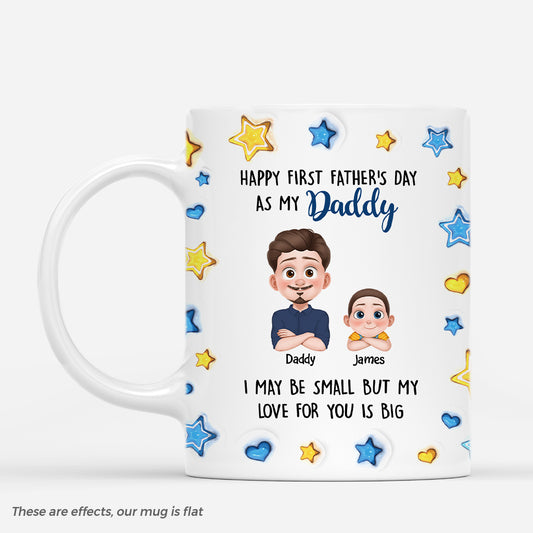 4835MUS1 3d printing effectpersonalized gifts for dad happy first fathers day 3d mug 4835M8LNB