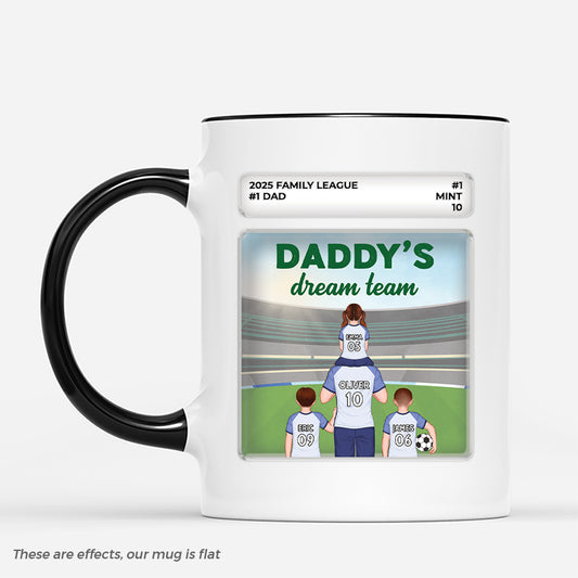 4841MUS2 3d printing effectpersonalized gifts for dad family league dream team mug 4841M5T8B