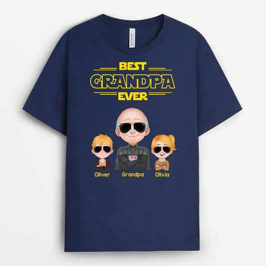 4843AUS2 personalized presents for dad best daddy ever t shirt 4843ATHAB