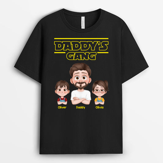 4852AUS1 personalized gifts for dad best daddys gang t shirt 4852A3YAB