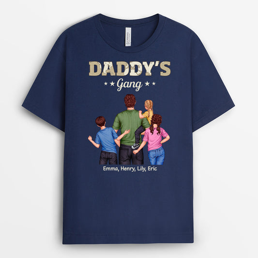 4855AUS2 custom gifts for dad daddys gang t shirt 4855AKL0B