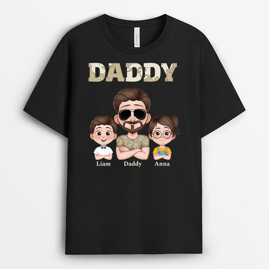 4857AUS1 personalized dad gifts cool daddy t shirt 4857A5T0B