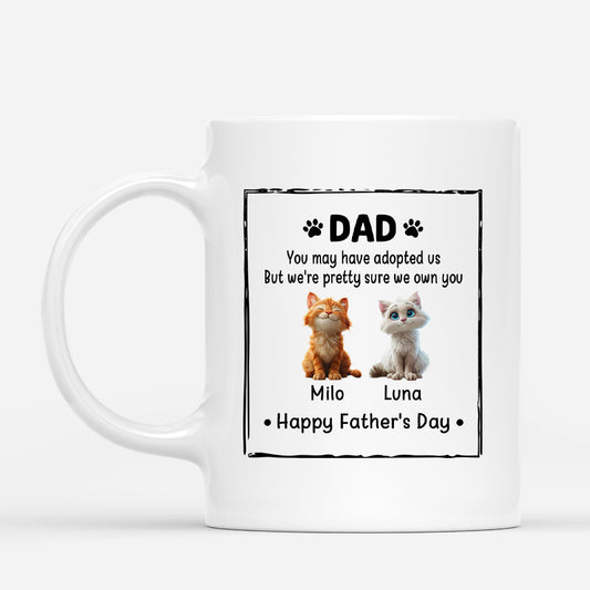 4878MUS1 custom fathers day mugs funny gifts for cat dads 4878MKYMD