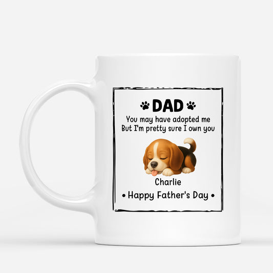 4878MUS1 personalized fathers day mugs funny gifts for dog dads 4878MKYMC