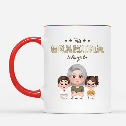 4880MUS2 personalized mug for dad this daddy belongs to cool kids 4880M5H0B