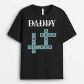 4884AUS1 personalized t shirt for dad best daddy crossword t shirt 4884AKM5B