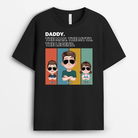 4888AUS1 personalized gifts for dad man myth legend daddy t shirt 4888AKQ5B
