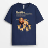 4890AUS2 personalized dad gifts lion daddy man myth legend t shirt 4890AKL8B