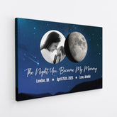4893CUS2 personalized gifts for dad night you became my daddy canvas 4893C5Q5B
