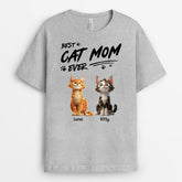 4898AUS2 custom cat dad presents best cat dad ever t shirt 4898A6Q5D